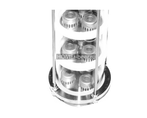 Колпачковая колонна 4 дюйма 7 этажей нержавеющая