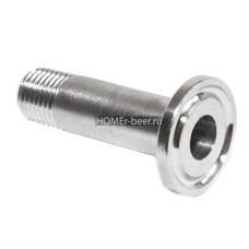 Переходник с резьбы на кламп 0.5" (1/4 наружная)